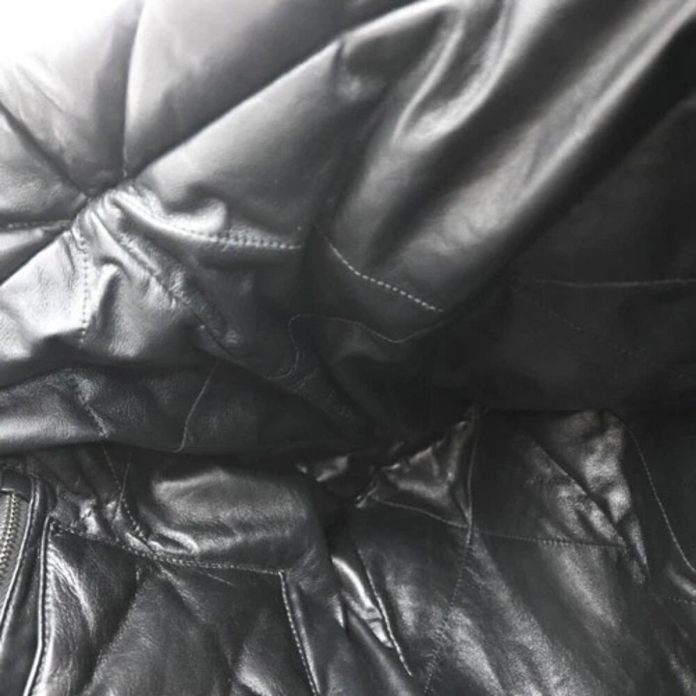 PRADA Logo Padded Hand Tote Bag Nappa Leather Black Italy 307RF799 - Picture 12 of 16